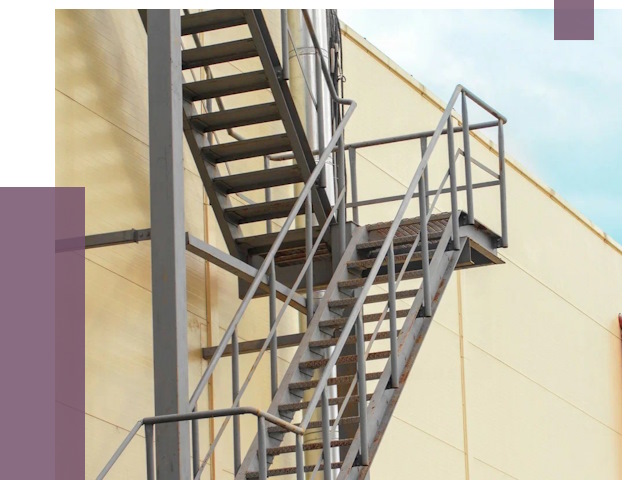 Пожарные лестницы в Узловой от 12222 руб. — монтаж и продажа | ПРОЛЁТ-Злв