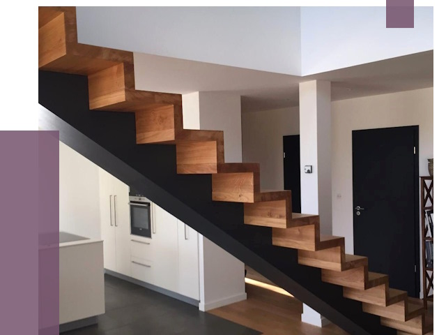 Изготовление деревянных лестниц в Узловой от 86573 руб. | ПРОЛЁТ-Злв