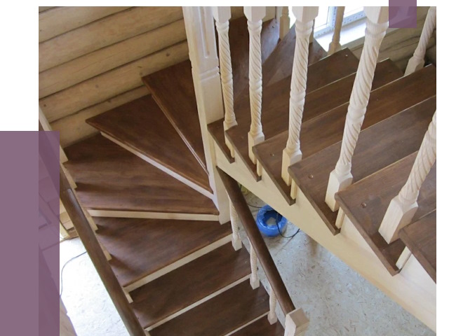 Реставрация деревянных лестниц в Узловой от 4278 руб.