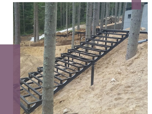 Монтаж металлических лестниц в Узловой от 13495 руб. 