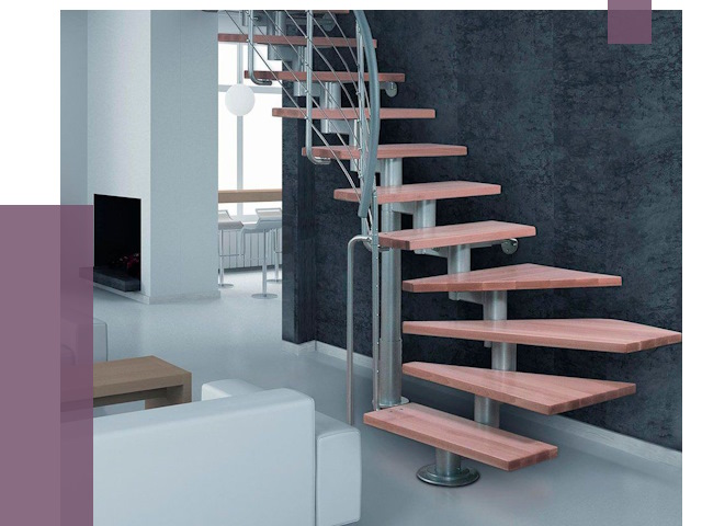 Модульные лестницы в Узловой от 16805 руб. — купить в ПРОЛЁТ-Злв