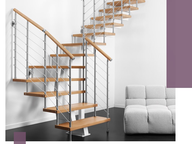 Модульные лестницы под ключ в Узловой — монтаж и изготовление
