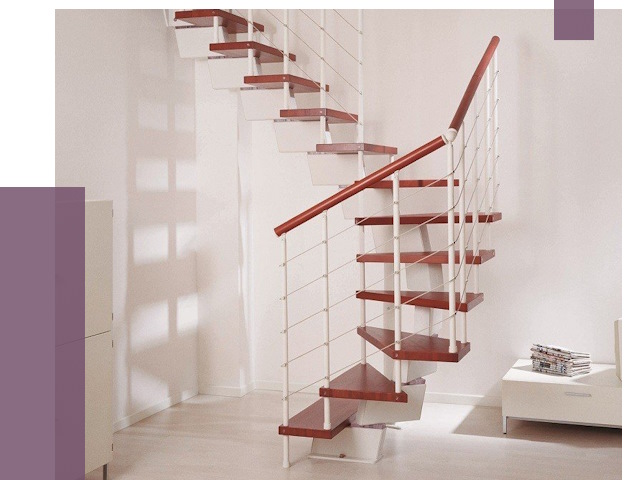 Изготовление лестниц на больцах в Узловой от 9676 руб. | ПРОЛЁТ-Злв