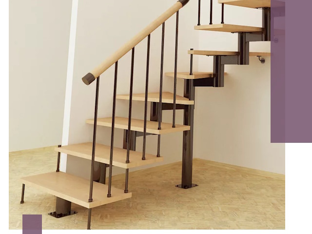 Монтаж лестниц на больцах в Узловой — быстро и надежно