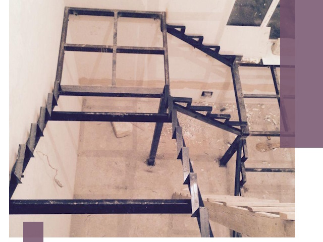 Монтаж лестниц на металлокаркасе в Узловой быстро и качественно