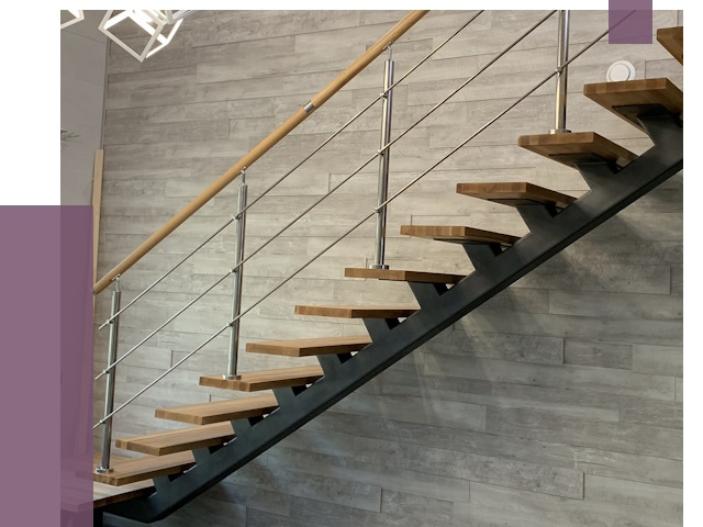 Изготовление лестниц на монокосоуре в Узловой от 75878 руб. 