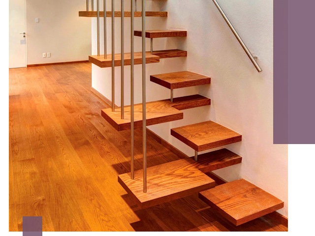 Лестницы «гусиный шаг» на заказ в Узловой для узких пространств