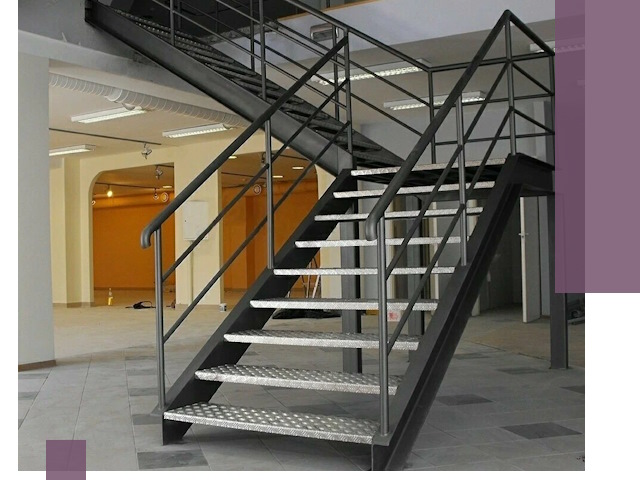 Лестницы для офиса в Узловой: изготовление, монтаж, демонтаж