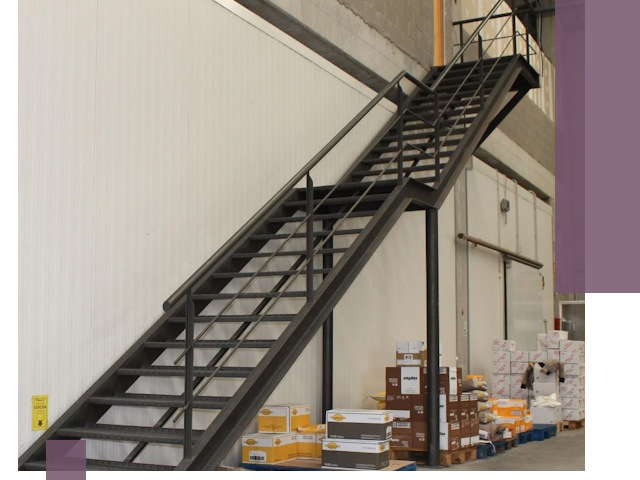 Лестницы для производства в Узловой — изготовление и монтаж