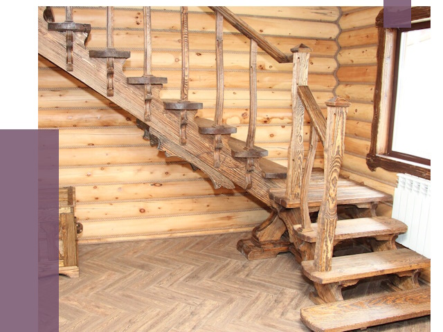 Лестницы в баню в Узловой от 19046 руб. — изготовление | ПРОЛЁТ-Злв