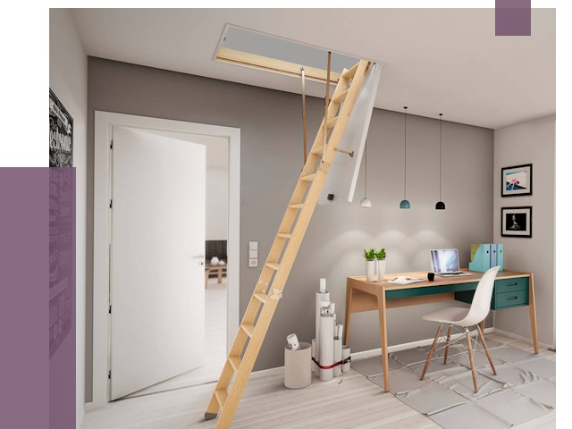 Чердачные лестницы в Узловой — от 14514 руб. | ПРОЛЁТ-Злв