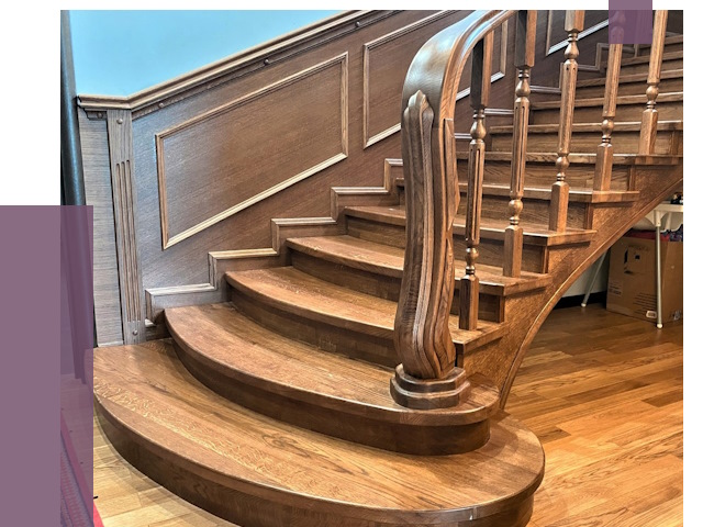 Дубовые лестницы под ключ в Узловой от 175691 руб. — ПРОЛЁТ-Злв