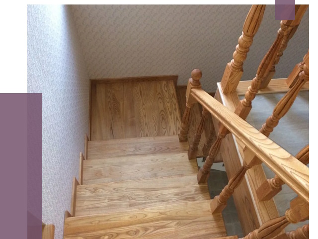 Сосновые лестницы в Узловой под ключ от 8046 руб.  | ПРОЛЁТ-Злв