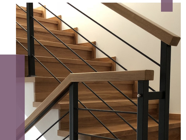Обшивка металлической лестницы деревом в Узловой от 4329 руб. 