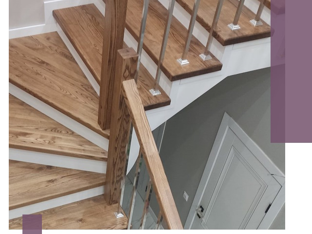 Обшивка металлических лестниц под ключ в Узловой