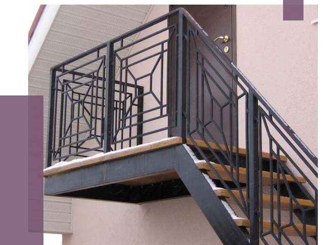 Металлические перила в Узловой от 4278 руб.  | ПРОЛЁТ-Злв