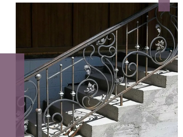 Кованые перила в Узловой от 8657 руб. под ключ — качество от ПРОЛЁТ-Злв