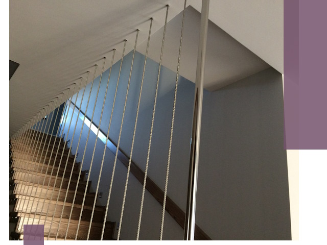 Тросовые перила под ключ в Узловой — производство и монтаж