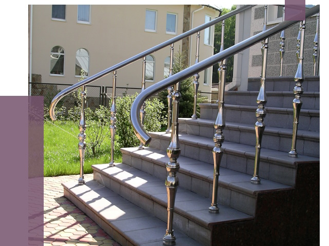 Перила для крыльца в Узловой от 10694 руб. — монтаж ПРОЛЁТ-Злв