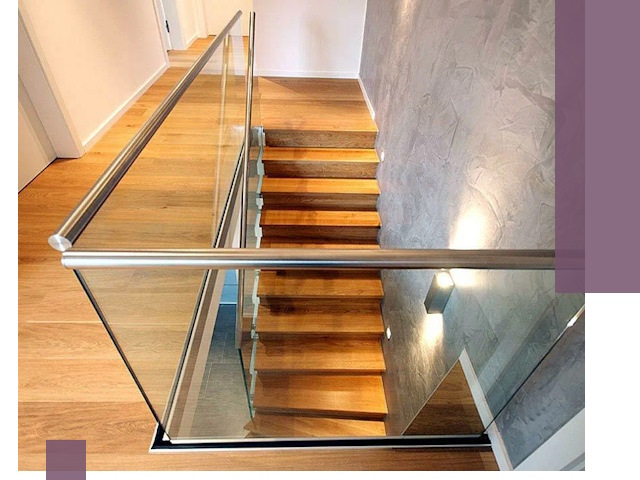 Перила для лестницы в доме — изготовление и монтаж в Узловой