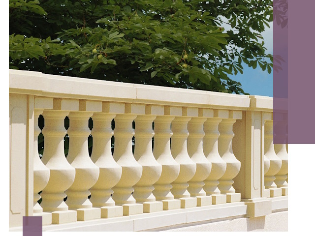 Установка балюстрады в Узловой: изготовление и монтаж под ключ