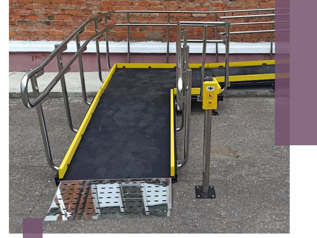 Изготовление наклонных пандусов для инвалидов в Узловой