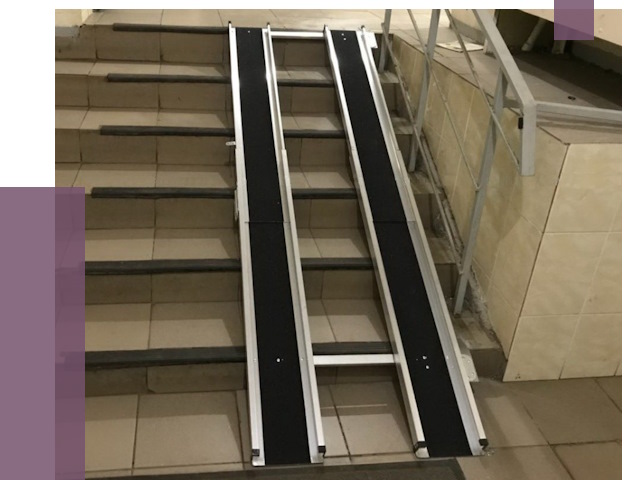 Установка пандуса в подъезд в Узловой от 7944 руб. под ключ | ПРОЛЁТ-Злв