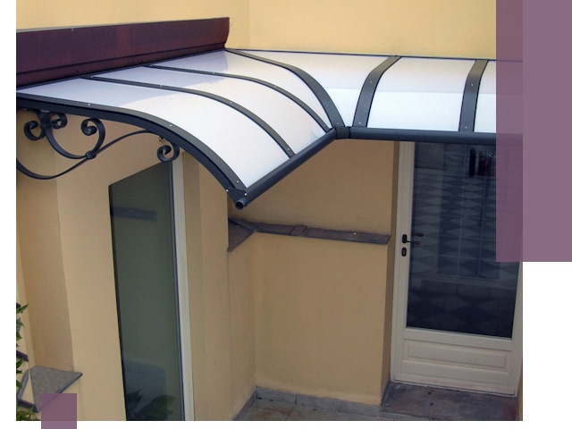 Монтаж козырьков любой сложности в Узловой под ключ