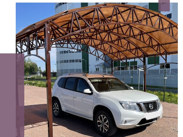 Недорогие навесы в Узловой от 42777 руб.  | ПРОЛЁТ-Злв