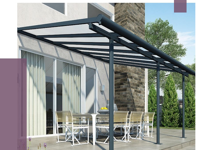 Навесы пристенные в Узловой от 9065 руб. — монтаж и установка | ПРОЛЁТ-Злв