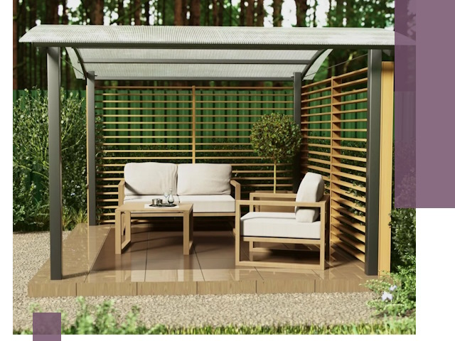 Навесы для дачи в Узловой: изготовление, монтаж и демонтаж