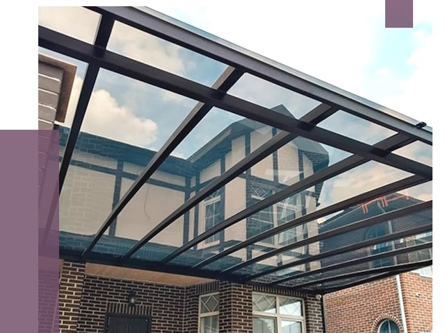 Навесы из поликарбоната в Узловой от 8576 руб. под ключ — ПРОЛЁТ-Злв