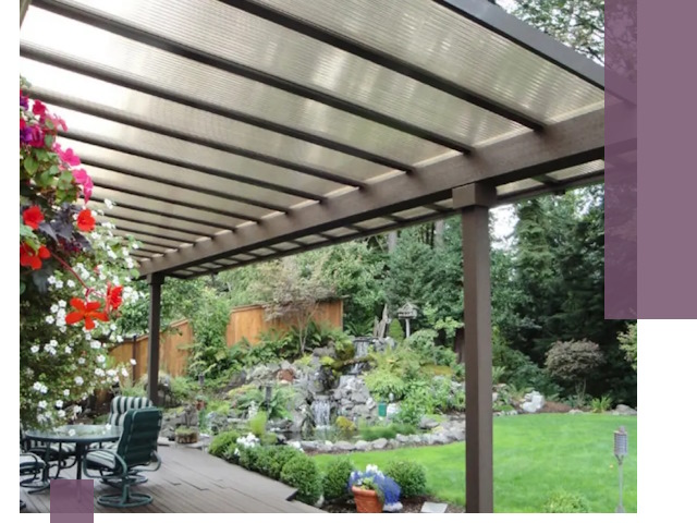 Навесы из поликарбоната под ключ в Узловой быстро и надёжно