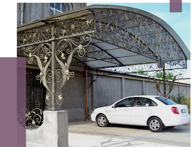 Кованые навесы в Узловой от 14514 руб. | ПРОЛЁТ-Злв