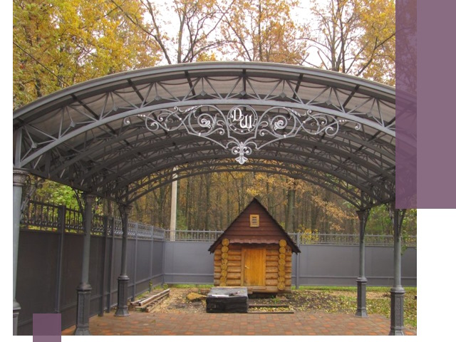 Кованые навесы премиум-класса под заказ в Узловой