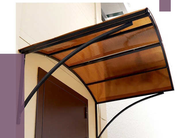 Недорогие козырьки в Узловой от 7557 руб.  | ПРОЛЁТ-Злв