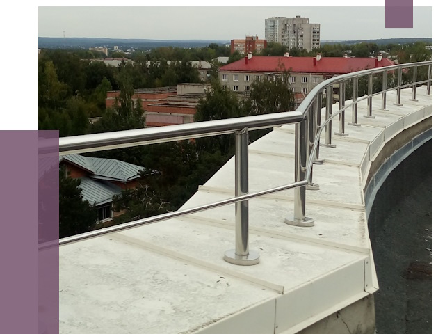 Парапеты и ограждения кровли в Узловой от 4940 руб.
