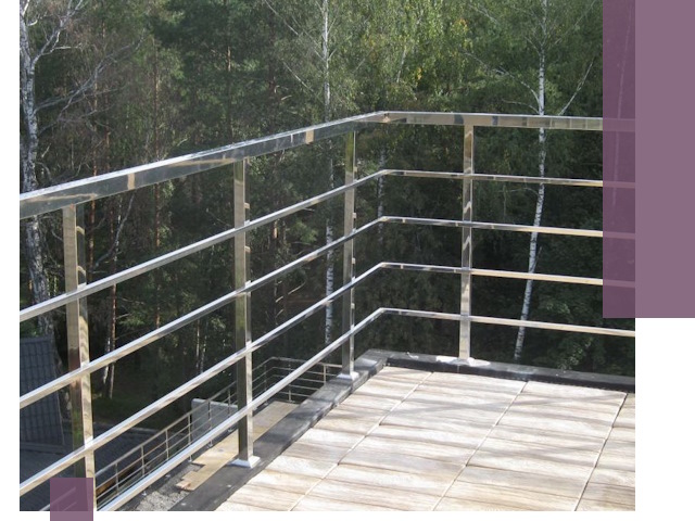 Парапеты из нержавеющей стали в Узловой — изготовление и монтаж