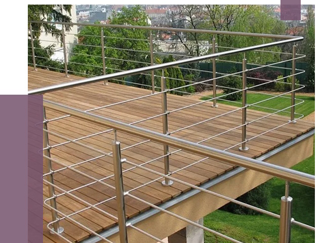 Алюминиевые парапеты в Узловой под ключ от 7741 руб. 