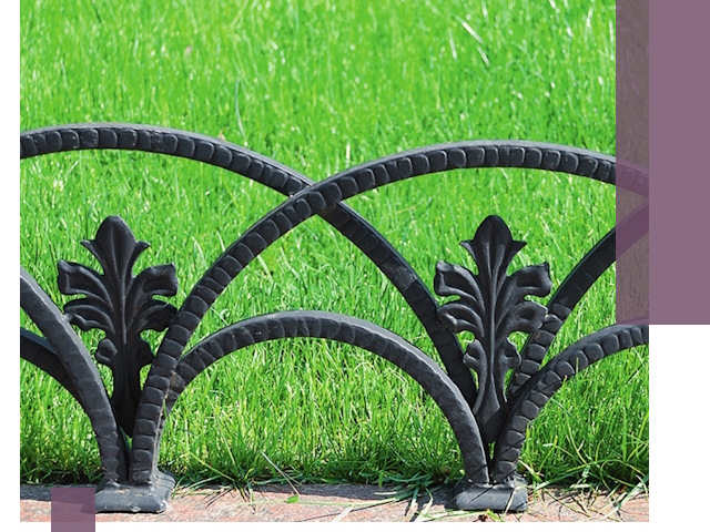 Декоративные металлические бордюры под ключ в Узловой