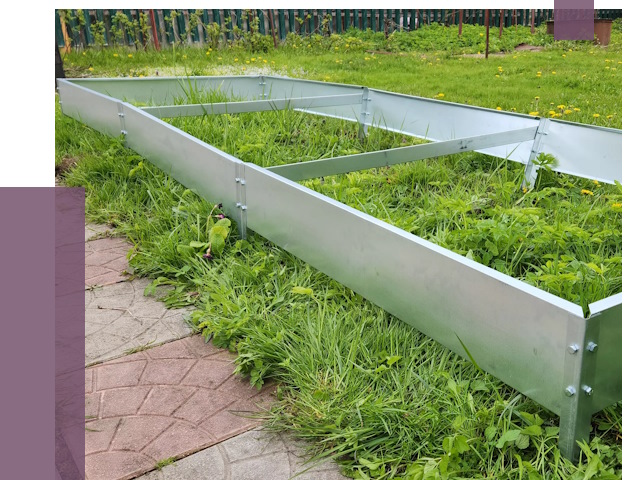 Металлические бордюры для грядок в Узловой от 1782 руб.