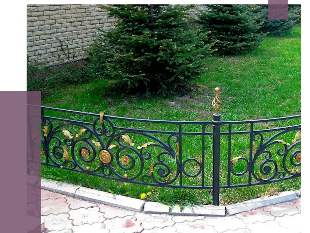 Кованые газонные ограждения в Узловой от 7588 руб. — ПРОЛЁТ-Злв