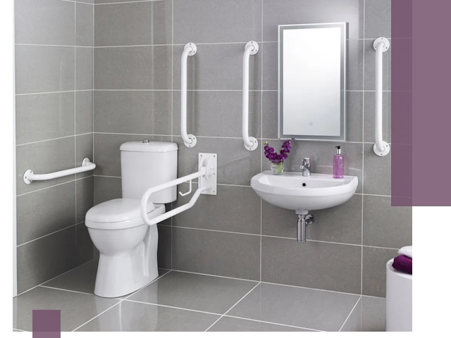 Поручни для санузлов в Узловой: установка, ремонт и монтаж